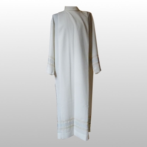 ALBA TROPIK HAFT PASKI BIAŁA ,176cm