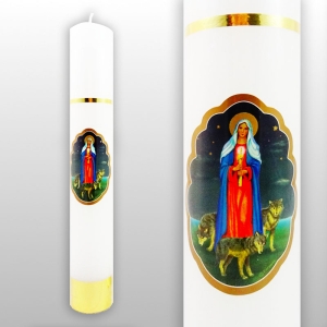 GROMNICA BIAŁA - NAKLEJKA WILK ( 28 x 4,5 cm )