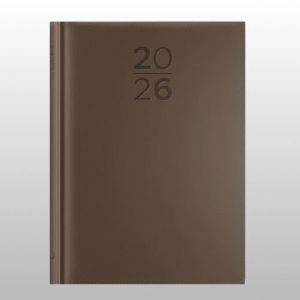 TERMINARZ A5 PRINT - BRĄZOWY