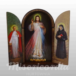 OBRAZ TRYPTYK DREWNO ZAWIAS DR. JUT