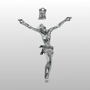 KORPUS CHRYSTUSA NIKIEL 7,5/5,5CM