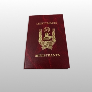 LEGITYMACJA MINISTRANTA TW .