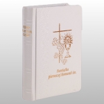 JEZUS MARYJA JÓZEF. MODLITEWNIK. PAMIĄTKA I KOMUNII ŚWIĘTEJ. BIAŁY