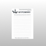 WYPOMINKI MAŁE A6 100 SZT  .