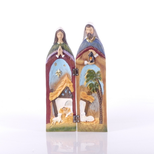 ŚWIĘTA RODZINA - DYPTYK, 24cm