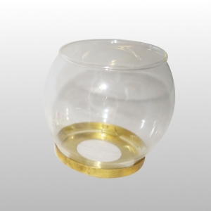 KLOSZ SZKLANY śr.3.5cm H.8cm