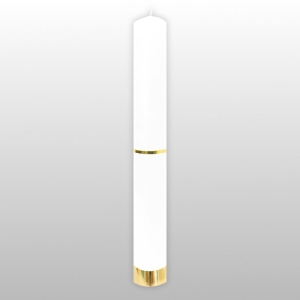 ŚWIECA BIAŁA (42 x 3,6 cm )