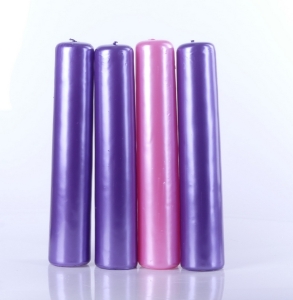 ŚWIECE ADW.30/6 (3 FIOL.+1 RÓŻ.) PERŁOWE