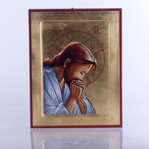 IKONA JEZUS MODLĄCY SIĘ, 22x33 CM