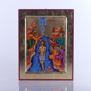 IKONA CHRZEST JEZUSA 22x33 CM