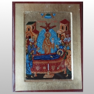 IKONA ZAŚNIĘCIE NMP, 22x33 CM