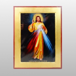 IKONA JEZUS MIŁOSIERNY 22x33 CM
