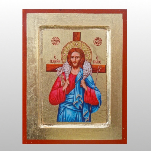 IKONA JEZUS DOBRY PASTERZ, 14x18 CM