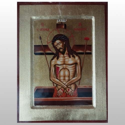 IKONA JEZUS CHRYSTUS Z RANAMI, 14x18 CM