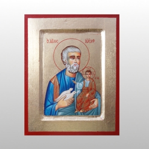 IKONA ŚW.JÓZEF Z DZIECIĄTKIEM JEZUS, 14x18 CM