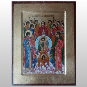 IKONA ZGROMADZENIE/PRZYWOŁANIE ARCHANIOŁÓW, 17x22 CM