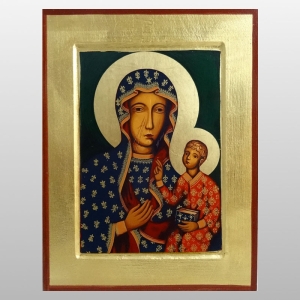 IKONA MATKA BOŻA CZĘSTOCHOWSKA 17x22 CM
