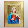 IKONA SERCE MARYI, 17x22 CM