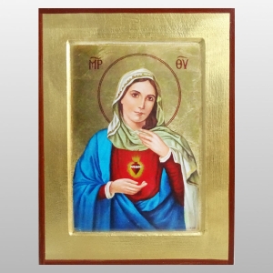 IKONA SERCE MARYI, 17x22 CM