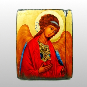 IKONA MAŁA MALOWANA MICHAŁ ARCH.