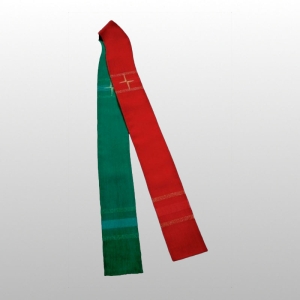 STUŁA DO KONCELEBRY DWUSTRONNA CZERWONA/ZIELONA (16033/1)