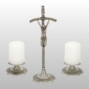 ZESTAW KOLĘDOWY NR 5 PAPIESKI SREBRO-PATYNA