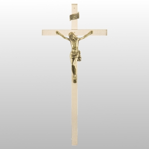 KRZYŻ WISZĄCY MOSIĄDZ 35CM