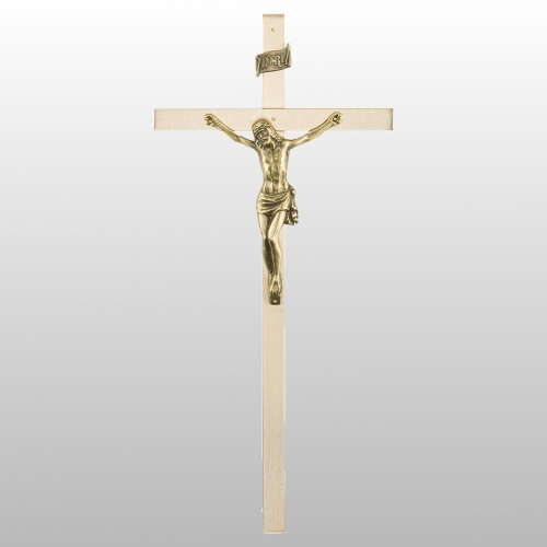 KRZYŻ WISZĄCY MOSIĄDZ 35CM 