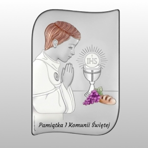 OBRAZEK PAMIĄTKA I KOMUNII ŚWIĘTEJ 8X12 KOLOR