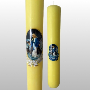 GROMNICA ŻÓŁTA - NAKLEJKA WILK ( 30 x 5 cm )