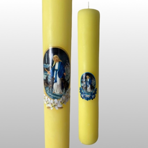 GROMNICA ŻÓŁTA - NAKLEJKA WILK ( 30 x 5 cm )