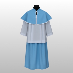 Strój ministranta: spódnica niebieska