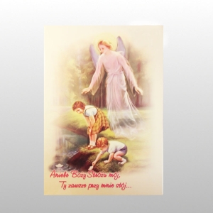 OBRAZ A5 ANIOŁ STRÓŻ 010_003 TW zwykła - MODLITWA