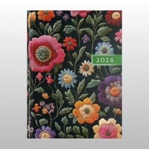 TERMINARZ A5 KOLOR - KWIATY