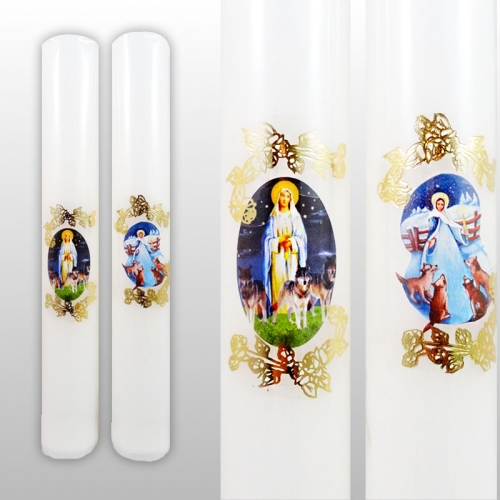 GROMNICA BIAŁA - NAKLEJKA WILK ( 30 x 5 cm )