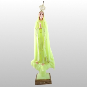 FIGURA MATKA BOSKA FATIMSKA ŚWIECĄCA SZKLANE OCZY 70 CM 11037