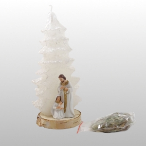 BN ŚW.CHOINKA MAŁA BIAŁA+ RODZ.BIAŁA