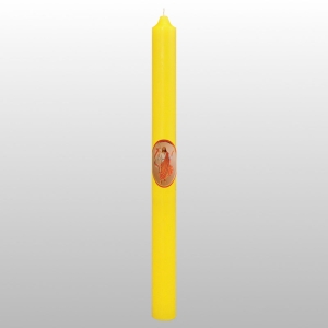ŚWIECA PASCHALIK ŻÓŁTY W6 ZMARTWYCHWSTAŁY