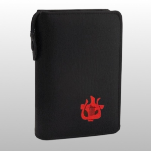 ETUI NA BREWIARZ, SKAJ, ŚREDNIE T. III - IV i WYD.SKRÓCONE, CZARNE HAFT