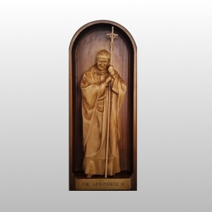 PŁASKORZEŹBA FIGURA JPII - 30