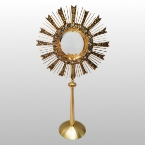 MONSTRANCJA WYS.76 X SZER.41 CM NA DUŻĄ HOSTIĘ (25964)