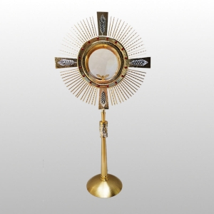 MONSTRANCJA WYS.82 X SZER.42,5 CM NA DUŻĄ HOSTIĘ (25966)