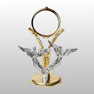 MINIMONSTRANCJA Z ANIOŁAMI WYS.23 X SZER.16 CM (25969)