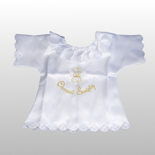 KOSZULKA WYPALANA ANIOŁ MAŁY HAFT ZŁOTY