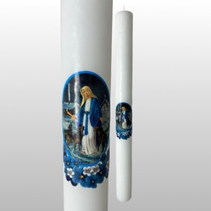 GROMNICA BIAŁA - NAKLEJKA WILK ( 31 x 3 cm )