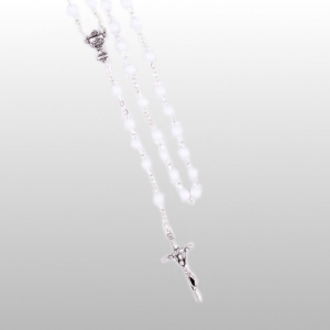 RÓŻANIEC MAŁA KULKA BIAŁA, ŁĄCZNIK KIELICH