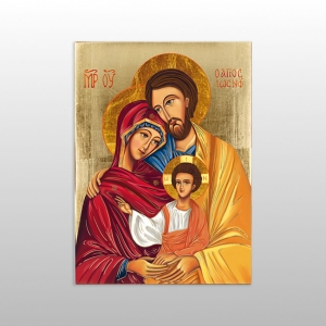 IKONA ŚW. RODZINA ŻÓŁTY DUŻA 29x39