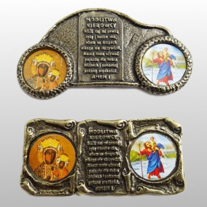 MODLITWA KIEROWCY PLAKIETKA ŚW KRYSZTOF MK 8