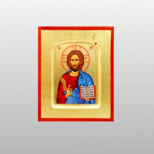 IKONA JEZUS PANTOKRATOR, KSIĘGA OTWARTA MIX, 10x12.5