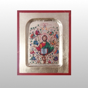 IKONA KRZEW WINNY - JEZUS 10x12,5 CM